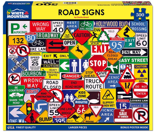 Road Signs (1149pz) - 500 Pieces