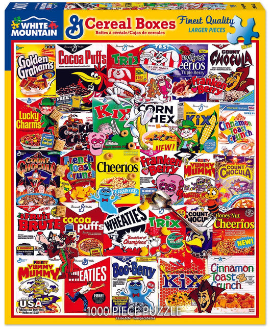 Cereal Boxes (1261pz) - 1000 Piece Jigsaw Puzzle