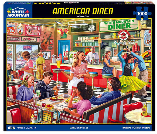 American Diner (1397pz) - 1000 Piece Jigsaw Puzzle