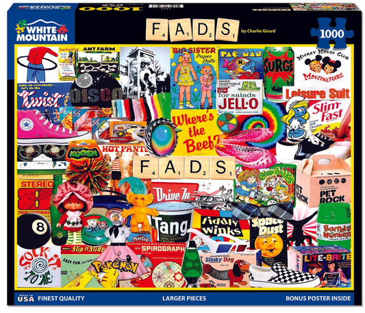 Fads (1459pz) - 1000 Piece Jigsaw Puzzle