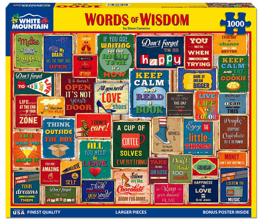 Words Of Wisdom (1607pz) - 1000 Pieces