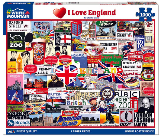 I Love England (1773pz) - Discontinued