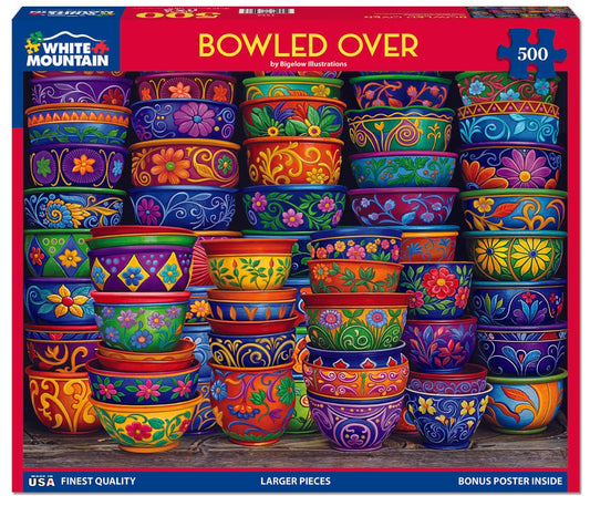 Bowled Over (1996pz) - 500 Piece Jigsaw Puzzle