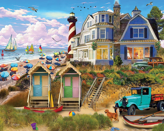 Set of 3: Seaside Retreats Bundle 1000 piece
