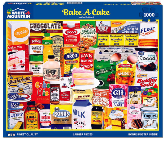 Bake A Cake (2084pz) - 1000 Piece Jigsaw Puzzle