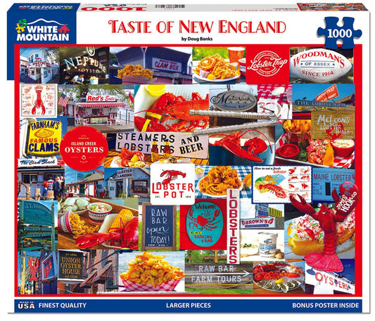 Taste Of New England (2102pz) - 1000 Piece Jigsaw Puzzle