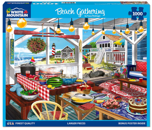 Beach Gathering (2129pz) - 1000 Piece Jigsaw Puzzle