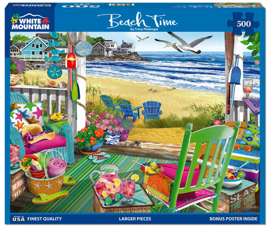 Beach Time (2130pz) - 500 Piece Jigsaw Puzzle
