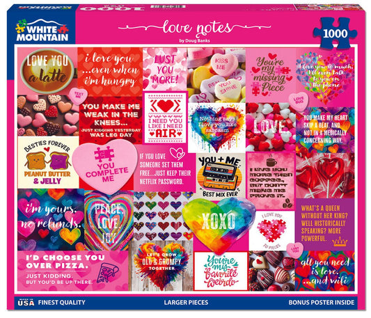 Love Notes (2168pz) - 1000 Piece Jigsaw Puzzle