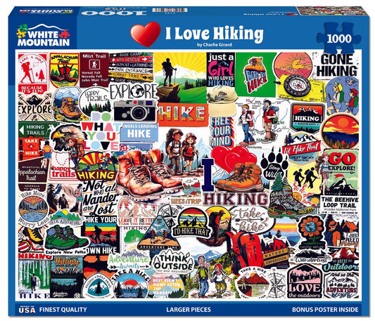 I Love Hiking (2172pz) - 1000 Piece Jigsaw Puzzle