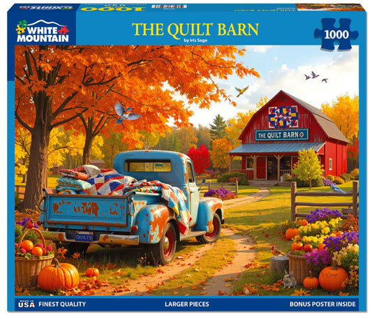 The Quilt Barn (2189pz) - 1000 Piece Jigsaw Puzzle