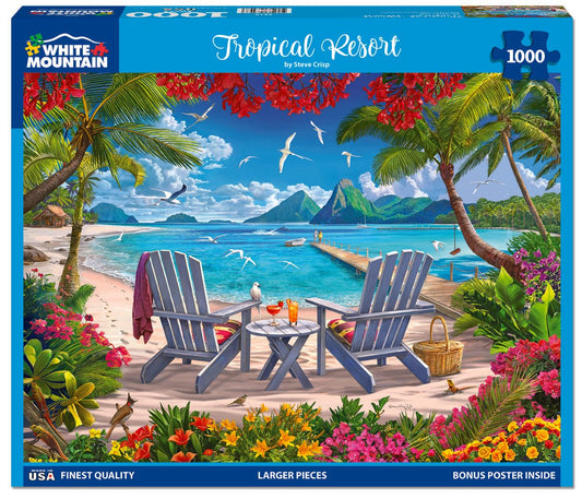 Tropical Resort (2218pz) - 1000 Piece Jigsaw Puzzle