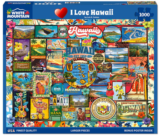 I Love Hawaii (2235pz) - 1000 Piece Jigsaw Puzzle