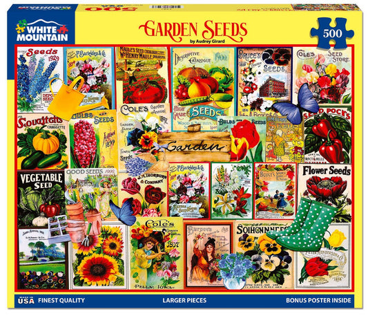 Garden Seeds (2241pz) - 500 Piece Jigsaw Puzzle