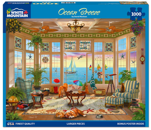 Ocean Breeze (2263pz) - 1000 Piece Jigsaw Puzzle