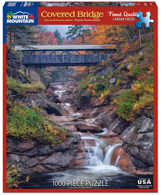 Covered Bridge (985pz) - 1000 Piece Jigsaw Puzzle