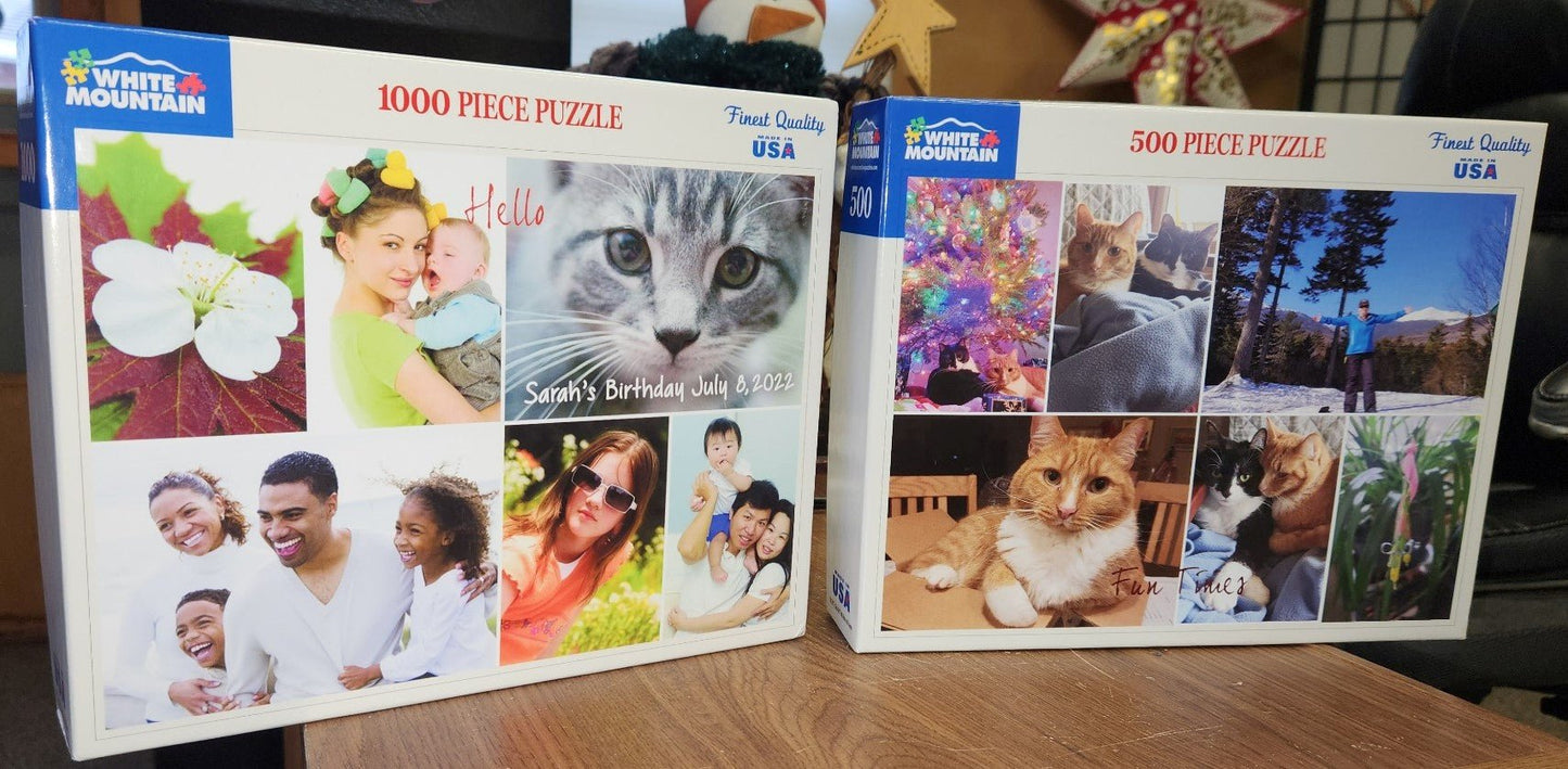Custom Puzzle 19.25" x 26.625" - 500 Piece Puzzle