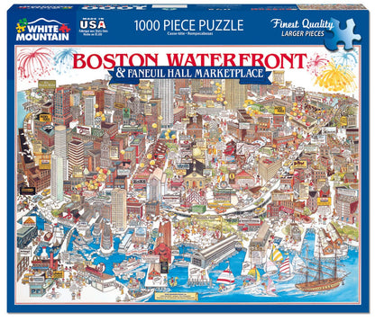 Boston, MA (07pz) - 1000 Piece Jigsaw Puzzle