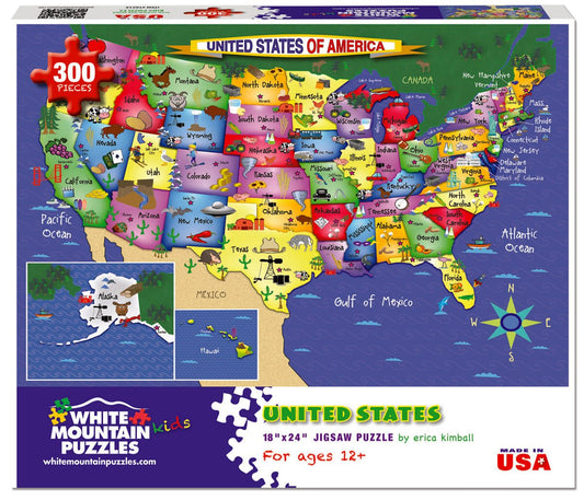 United States of America (1021pz) - 300 Piece Jigsaw Puzzle