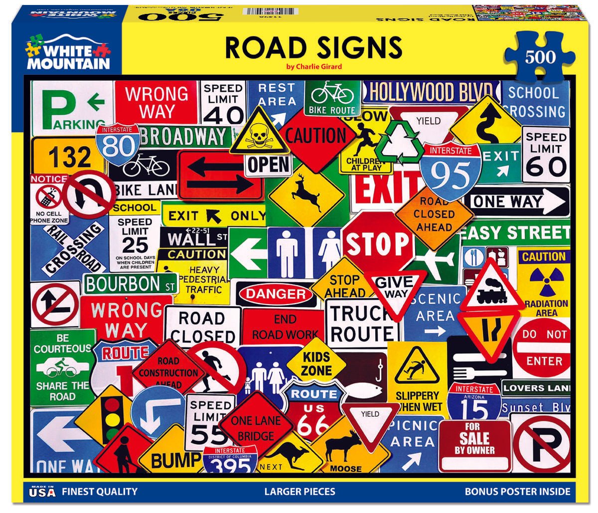 Road Signs (1149pz) - 500 Pieces
