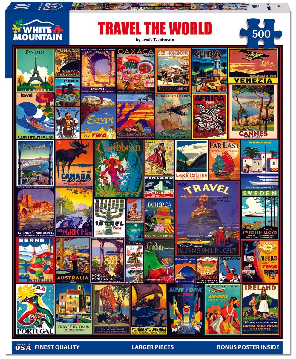 Set of 2: Best Selling 500 Piece Puzzle Bundle