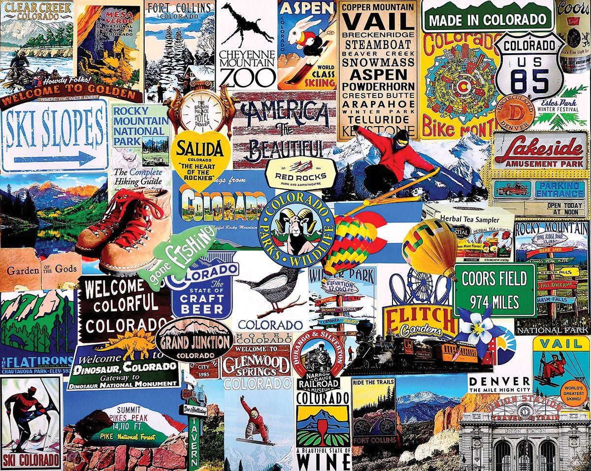 I Love Colorado (1179pz) - 1000 Piece Jigsaw Puzzle