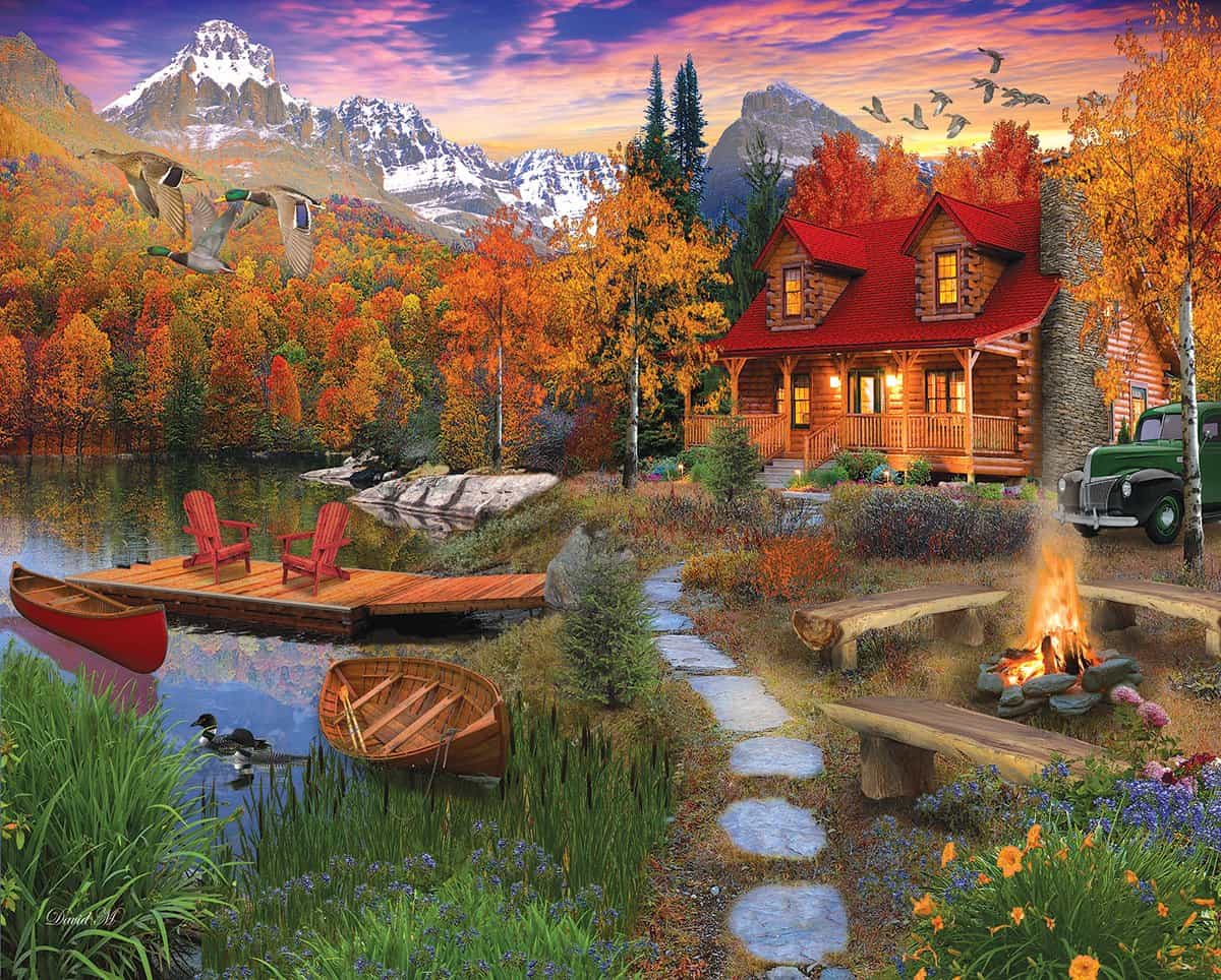 Cozy Cabin (1269pz) - 1000 Piece Jigsaw Puzzle