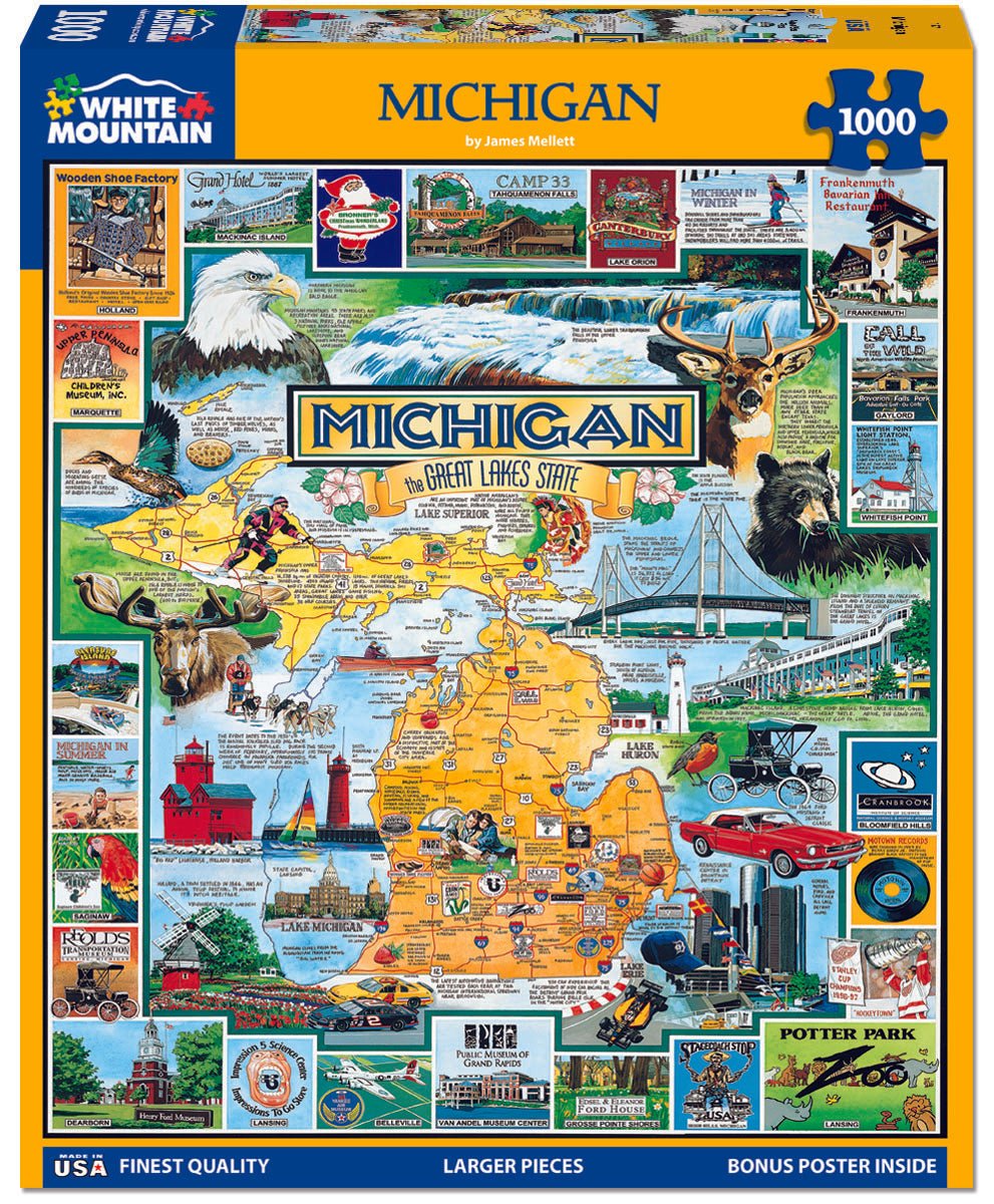 Best of Michigan (127PZ) - 1000 Piece Jigsaw Puzzle