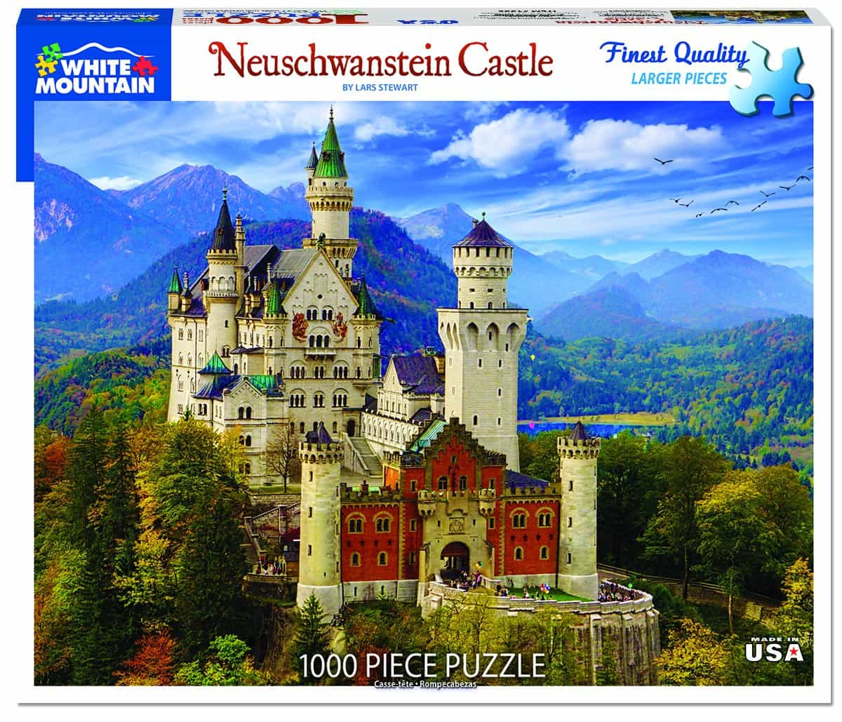 Neuschwanstein Castle (1335pz) - 1000 Piece Jigsaw Puzzle