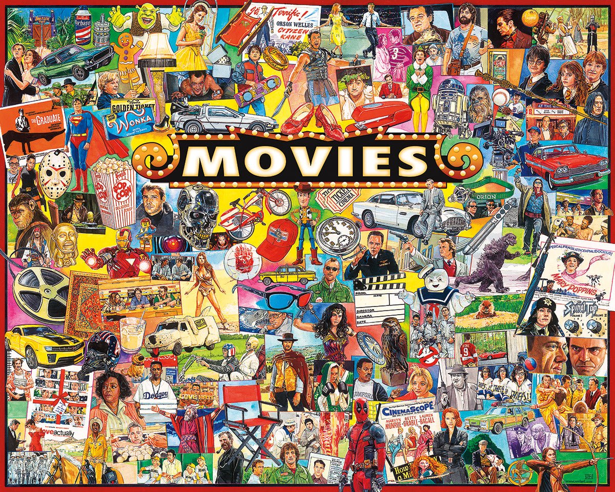 Set of 2: Artist Jim Mellett- Pop Culture Bundle 1000 piece