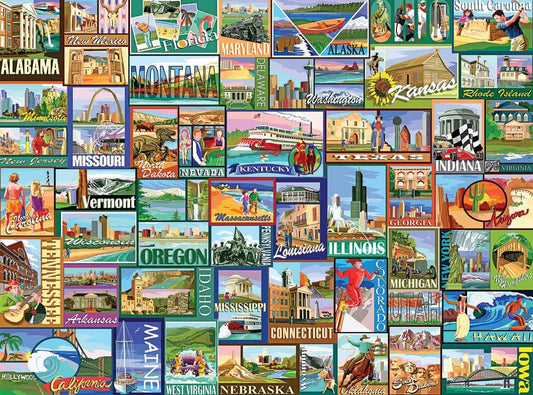 America (1434pz) - 1000 Piece Jigsaw Puzzle
