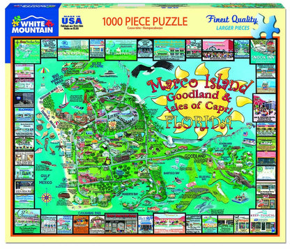 Marco Island, FL (1463pz) - 1000 Piece Jigsaw Puzzle
