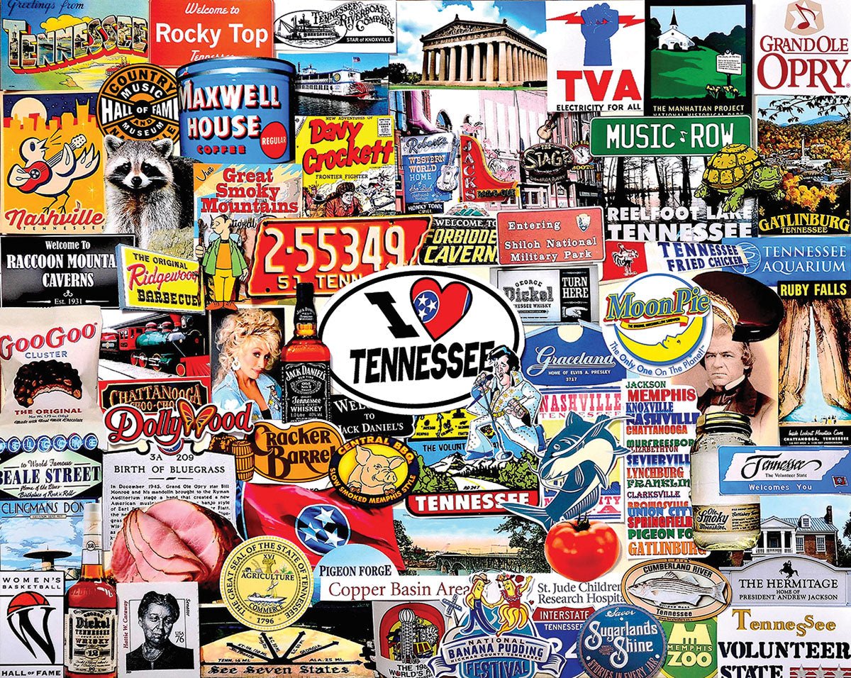 I Love Tennessee (1466pz) - 1000 Piece Jigsaw Puzzle