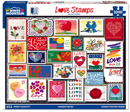 Love Stamps (1510pz) - 1000 Pieces
