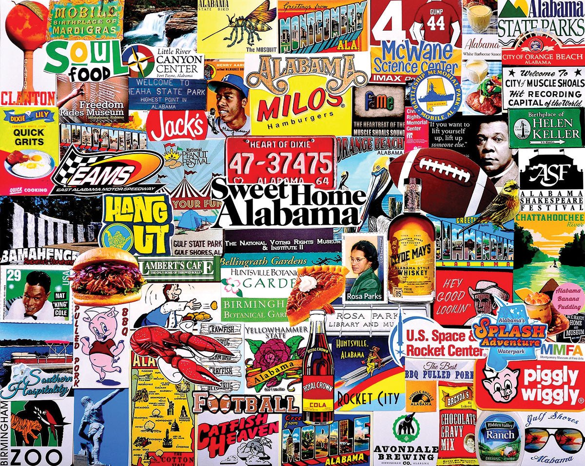 I Love Alabama (1516pz) - 1000 Piece Jigsaw Puzzle