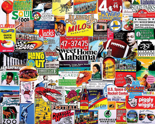 I Love Alabama (1516pz) - 1000 Piece Jigsaw Puzzle
