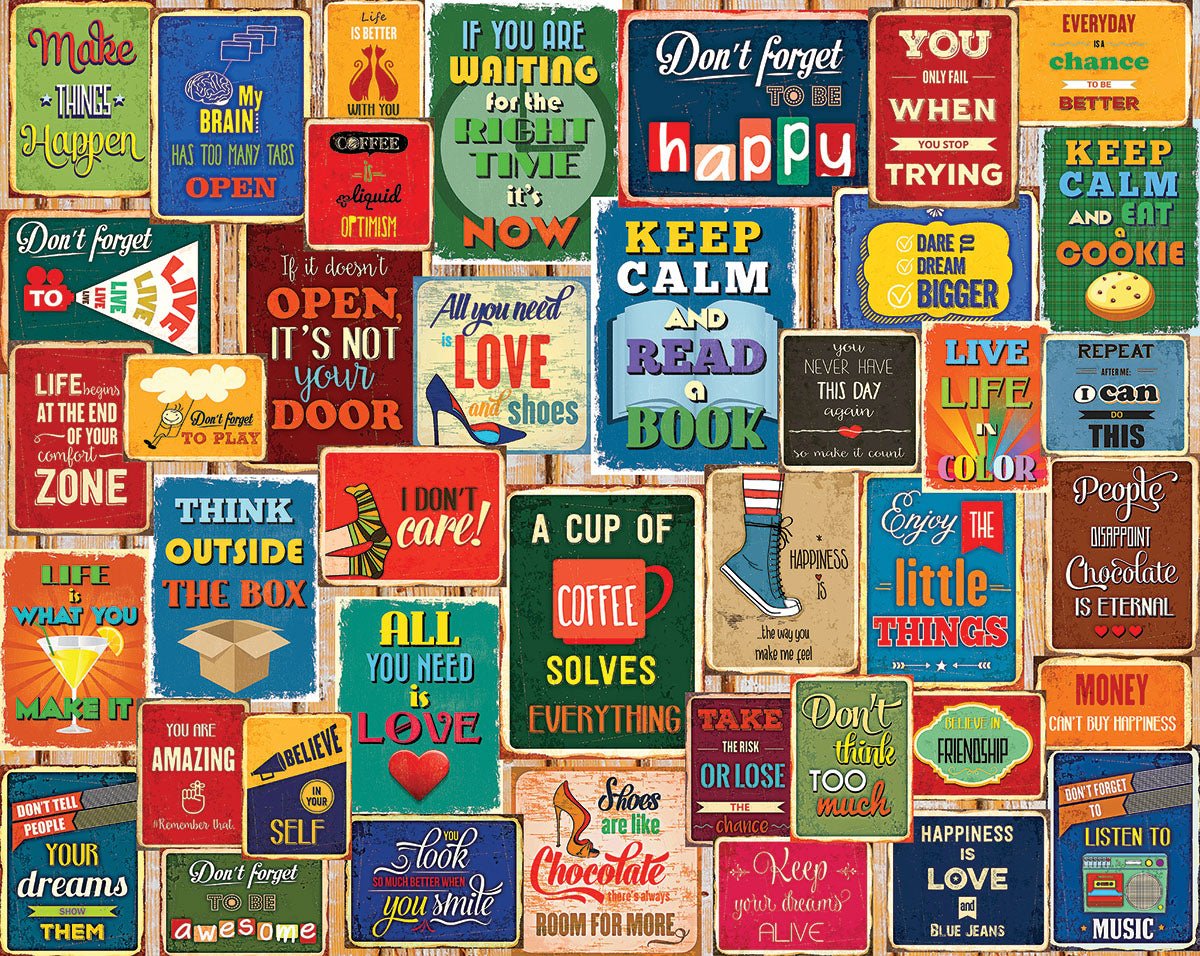 Words Of Wisdom (1607pz) - 1000 Pieces