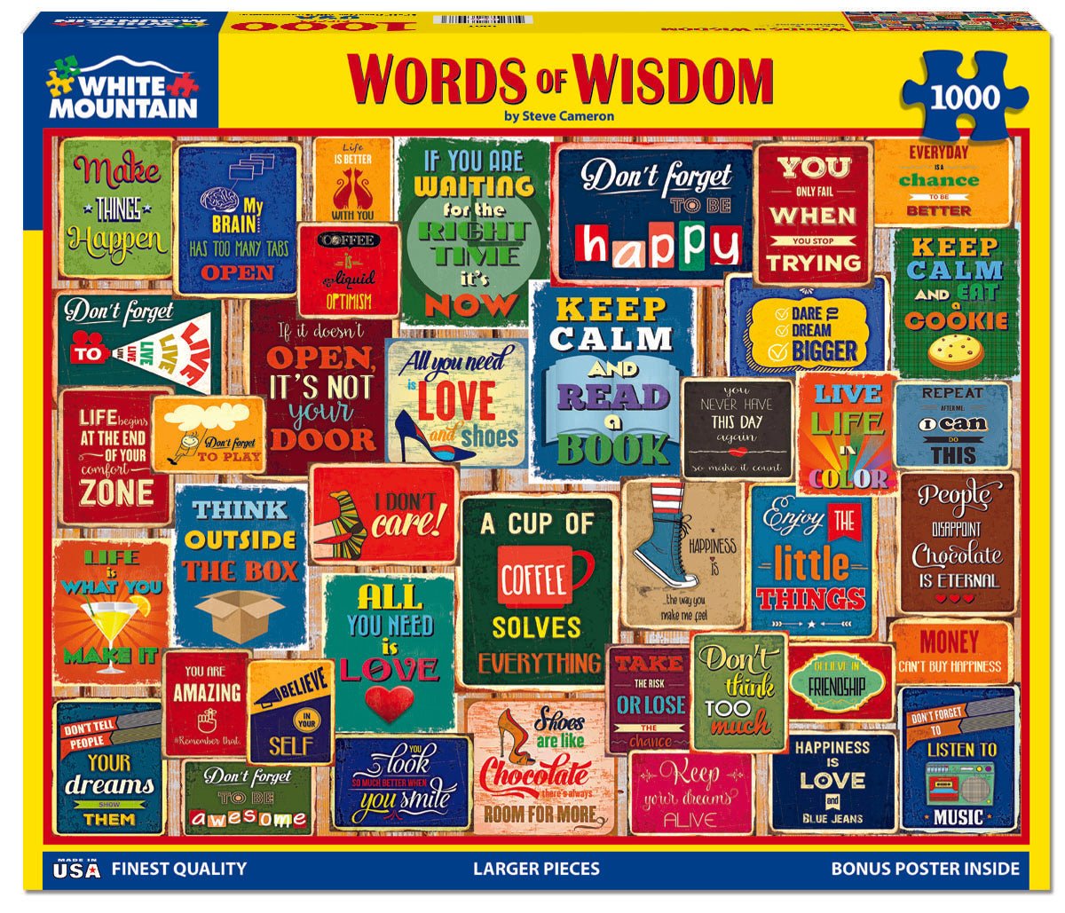 Words Of Wisdom (1607pz) - 1000 Pieces