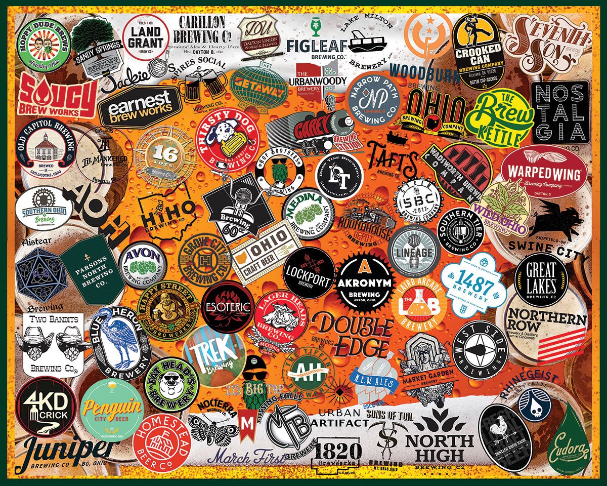 Ohio Craft Beer (1655pz) - 1000 Piece Jigsaw Puzzle