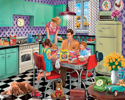 Breakfast Table (1675pz) - 1000 Piece Jigsaw Puzzle