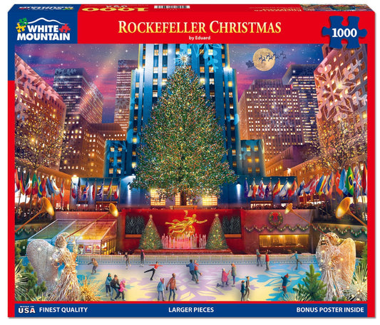 Rockefeller Christmas (1711pz) - 1000 Piece Jigsaw Puzzle