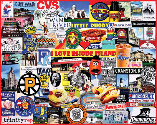 I Love Rhode Island (1719pz) - 1000 Piece Jigsaw Puzzle