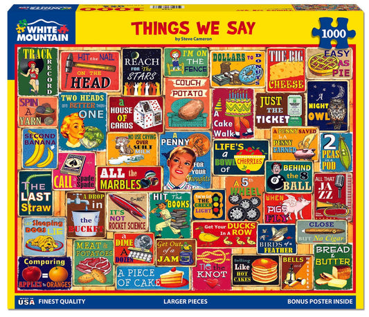 Things We Say (1733pz) - 1000 Piece Jigsaw Puzzle