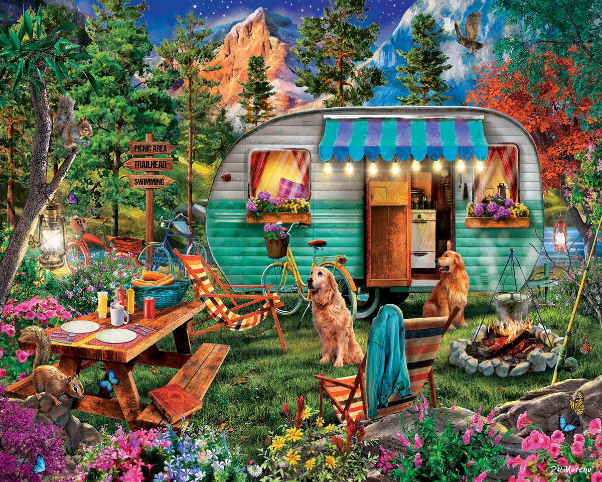 Camper (1745pz) - 1000 Piece Jigsaw Puzzle