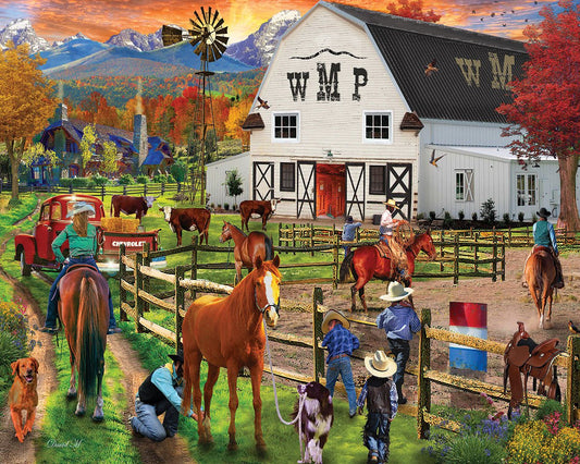 Dude Ranch (1750pz) - 1000 Piece Jigsaw Puzzle