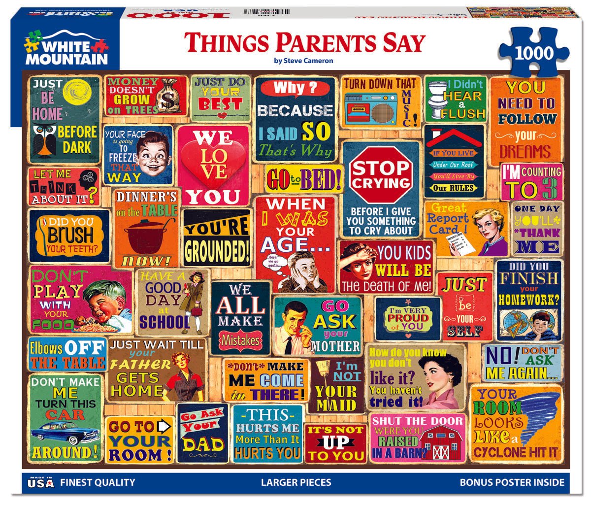 Things Parents Say (1760pz) - 1000 Piece Jigsaw Puzzle