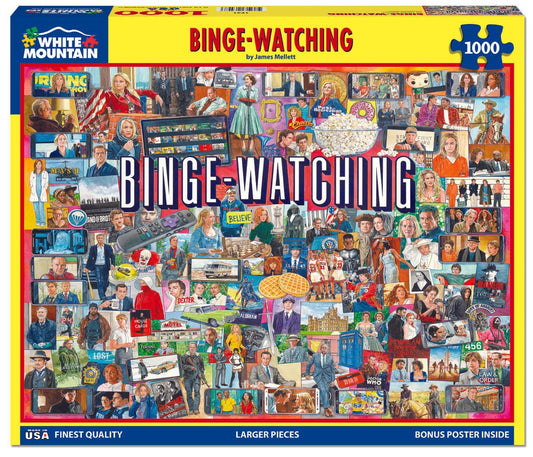 Binge-Watching (1761pz) - 1000 Piece Jigsaw Puzzle