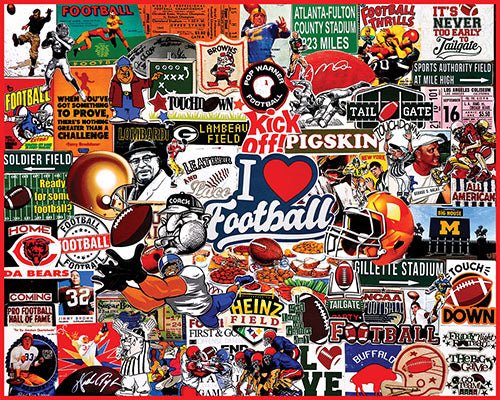 I Love Football (1771pz) - 1000 Piece Jigsaw Puzzle