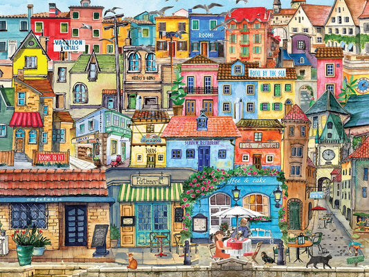 Seaside Village (1776pz) - 500 Piece Jigsaw Puzzle