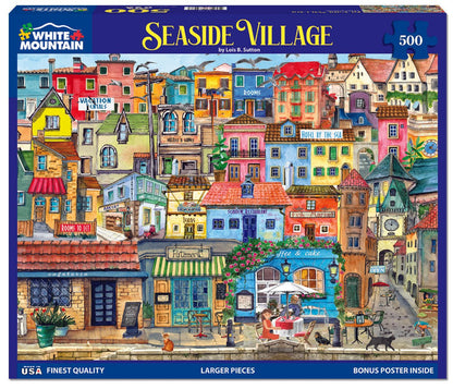 Seaside Village (1776pz) - 500 Piece Jigsaw Puzzle